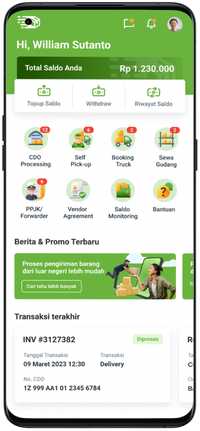 Fleet Management Consignee - Mobile App by TJAL Teknologi Studio
