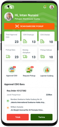 Fleet Management Warehouse - Mobile App by TJAL Teknologi Studio